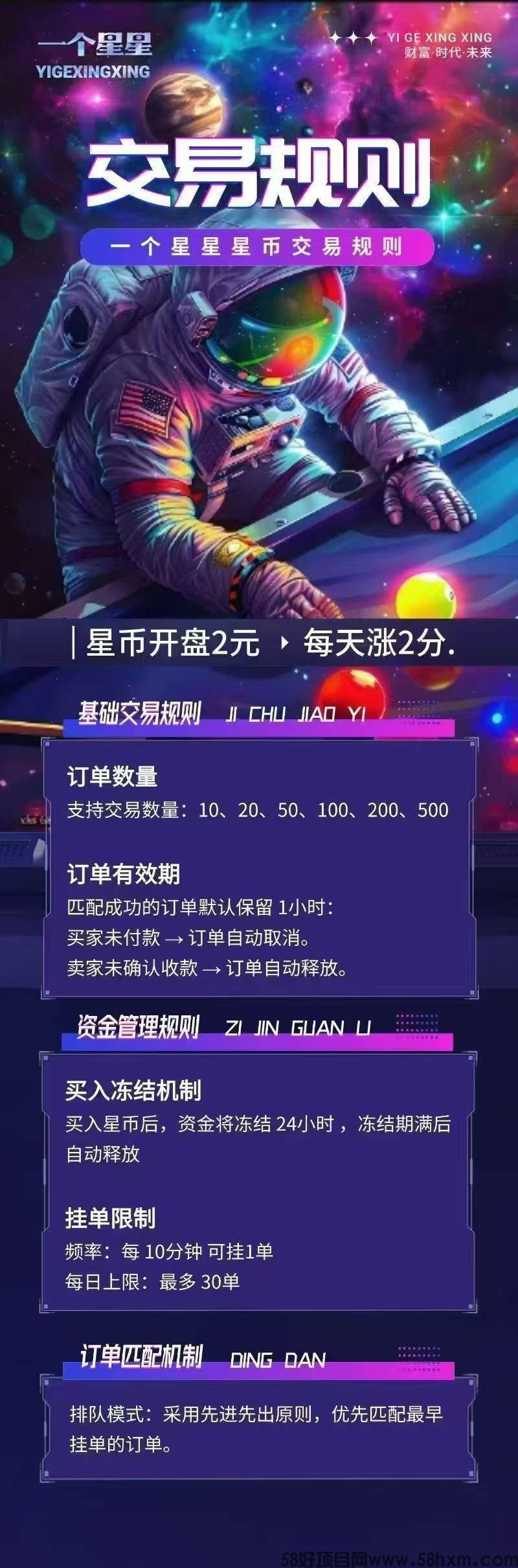 一个星星零撸，上墙模式，保底收益高，最新模式。