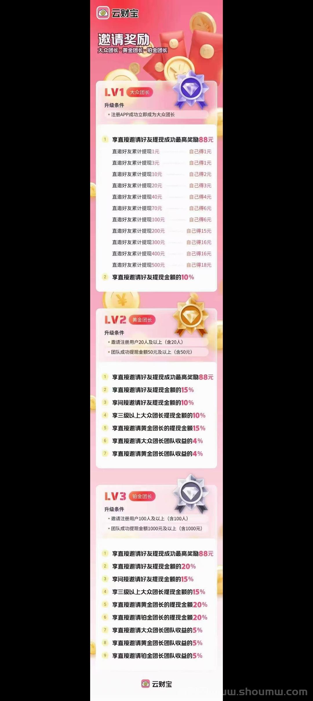 云财宝首码刚出，不用养机，零撸天花板