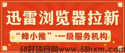 【蜂小推】不装了！0门槛副业，迅雷浏览器推广带你轻松躺赢