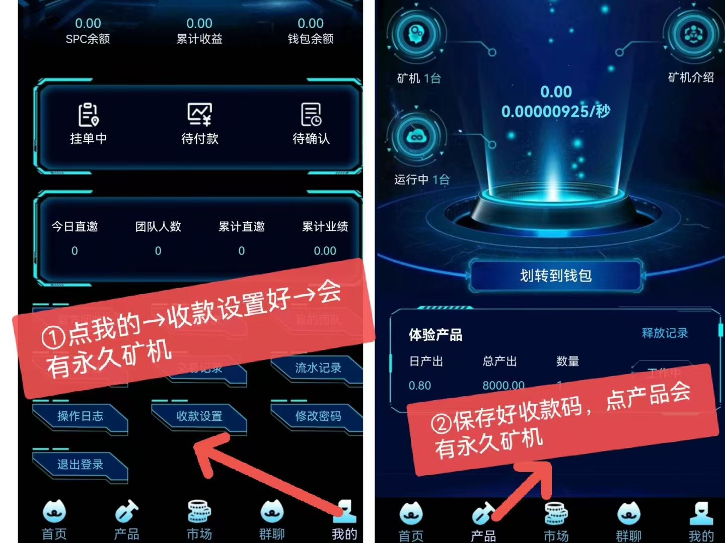 首码SPC才出，0撸K机模式，平台回