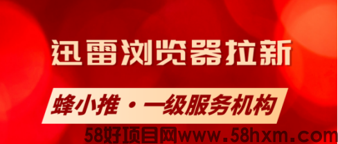 【蜂小推】猛戳！迅雷浏览器推广，开启副业狂欢